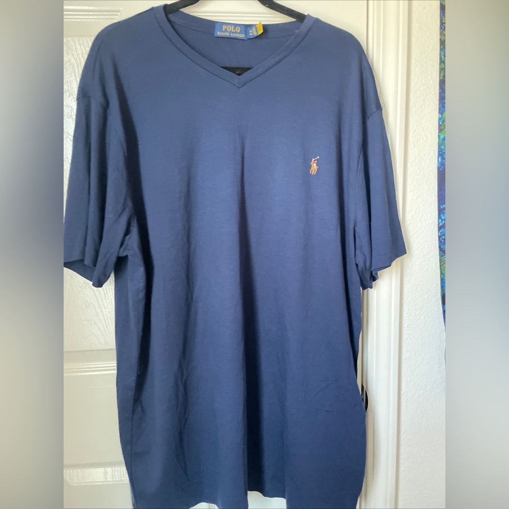 Polo Ralph Lauren XLT Navy Blue Shirt